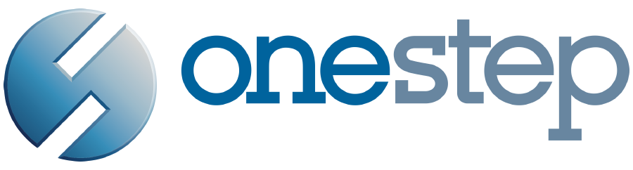 OneStep Logo RGB Retail in White